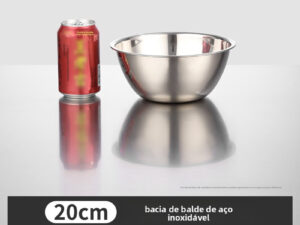 Bowl Solaris em Aço Inox - 20 cm