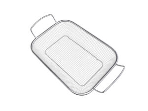 Cesto Quadrado de Aço Inox Solaris com Alça