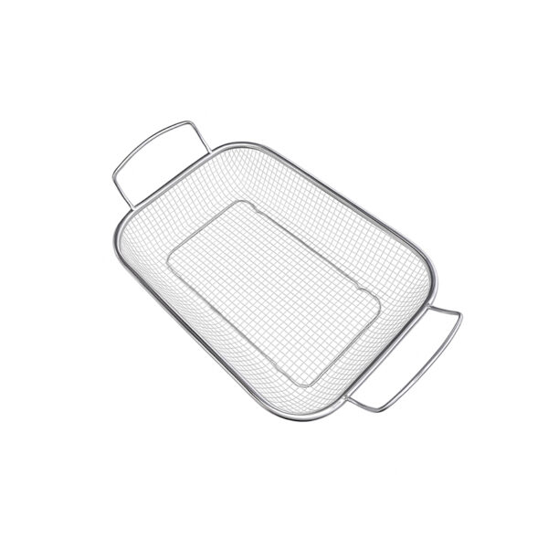 Cesto Quadrado de Aço Inox Solaris com Alça