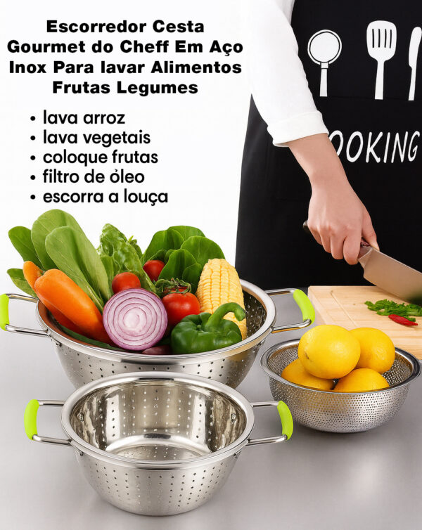 Escorredor Em Aço Inox Para Solaris - Imagem 4