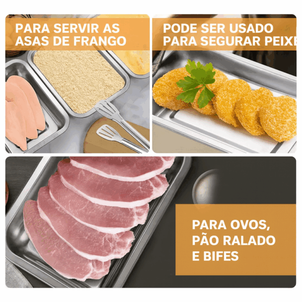 Assadeira Forma Gourmet em Aço Inox Solaris - Imagem 5