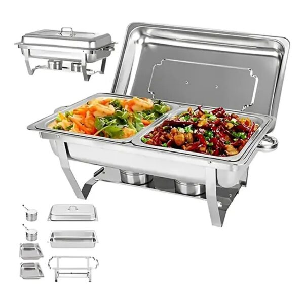 Rechaud Profissional Em Aço Inox Solaris - Imagem 2