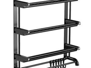 Prateleiras organizadoras em aço Inox Solaris - 40cm - 3 Prateleiras