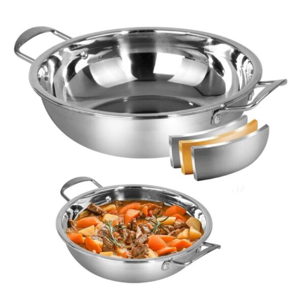 Panela Gourmet do Cheff em Aço Inox Solaris - Imagem 4