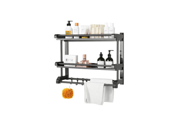 Prateleiras organizadoras em aço Inox Solaris - 40cm - Imagem 4
