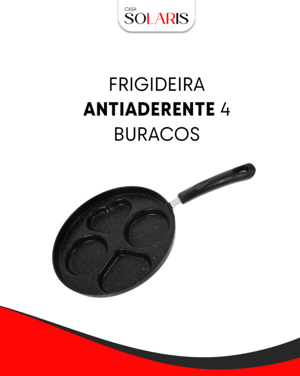 Frigideira Antiaderente café da manhã 4 Furos Solaris - Imagem 9
