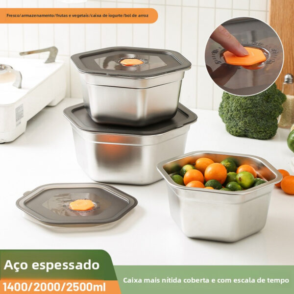 Potes Herméticos em Aço Inox Solaris - Imagem 4