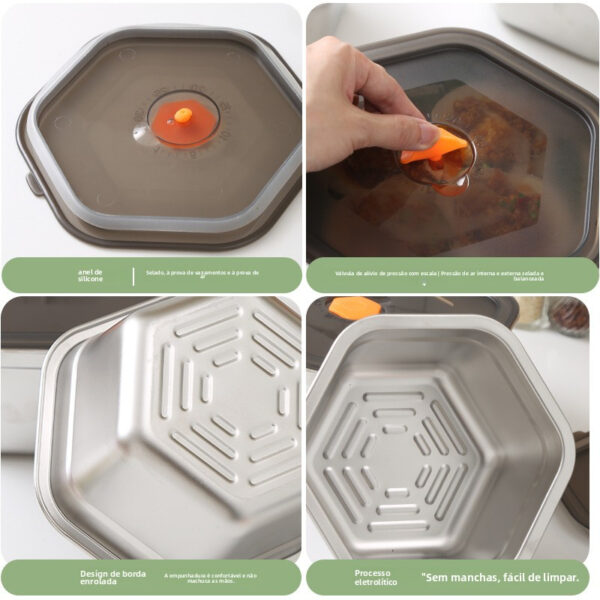 Potes Herméticos em Aço Inox Solaris - Imagem 7